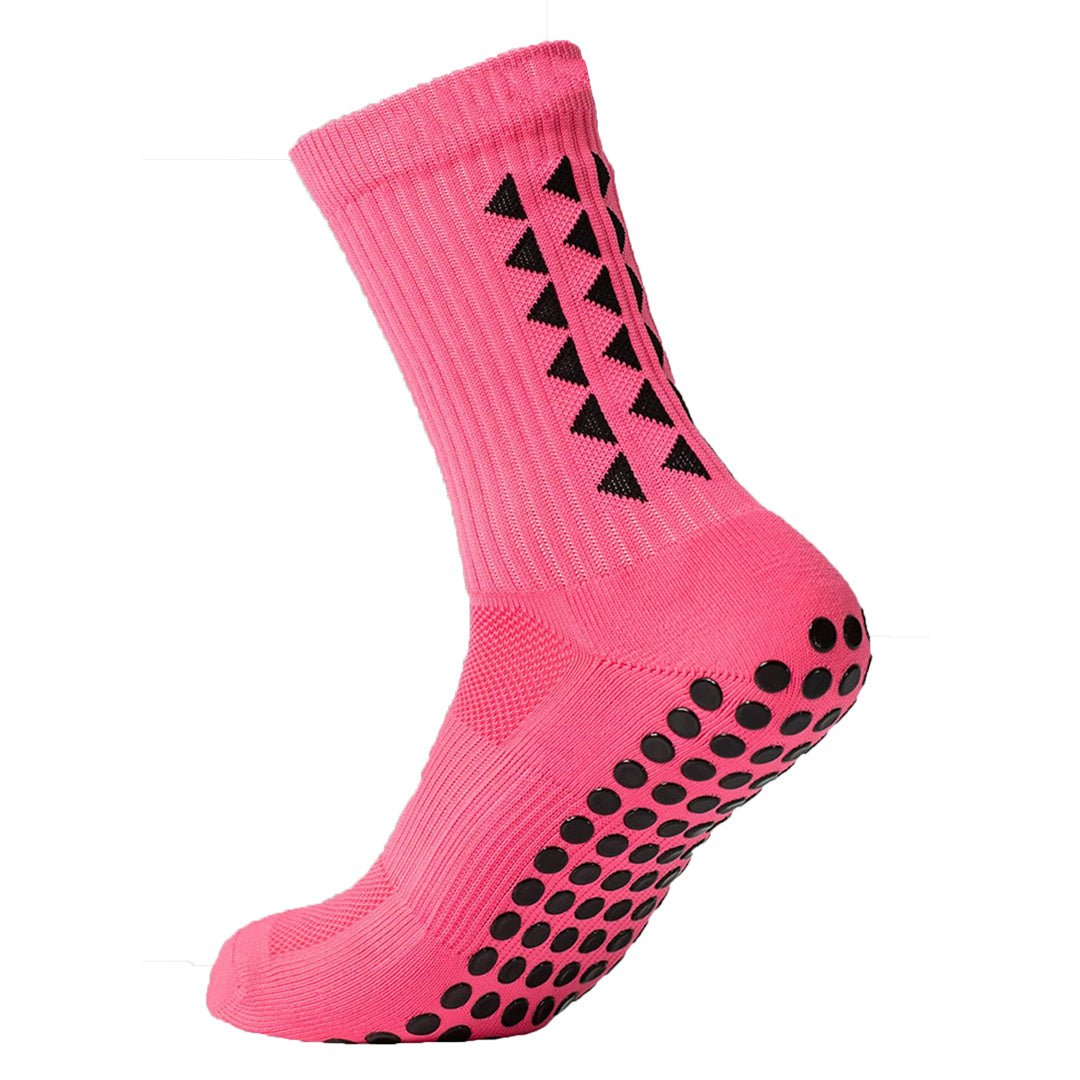 Coral Pink Grip Socks for Kids: Enhance Confidence and Comfort with Every StepBig Kid