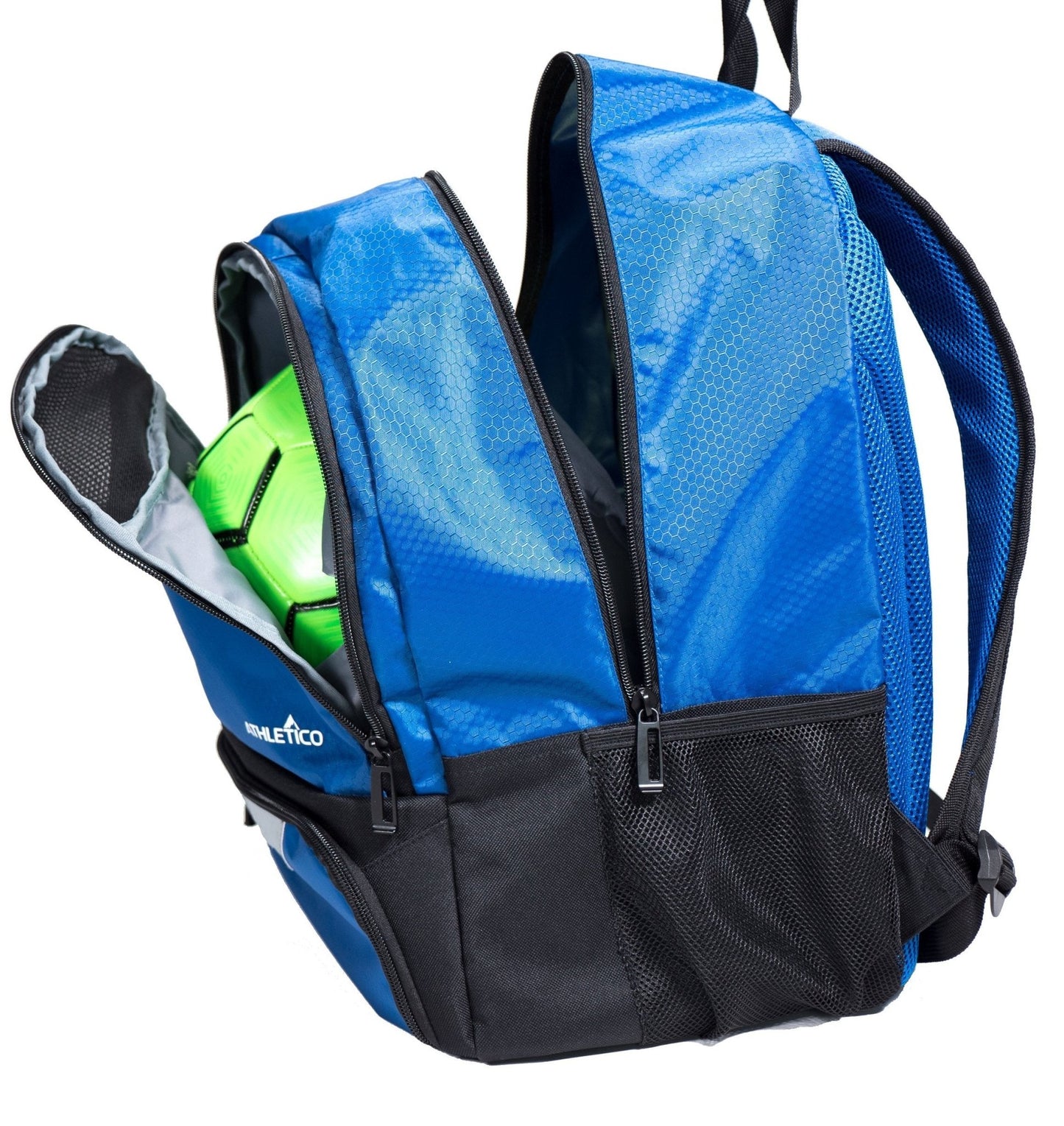 Does-it-all Youth Soccer Backpack - From Cleats to ConesBlack