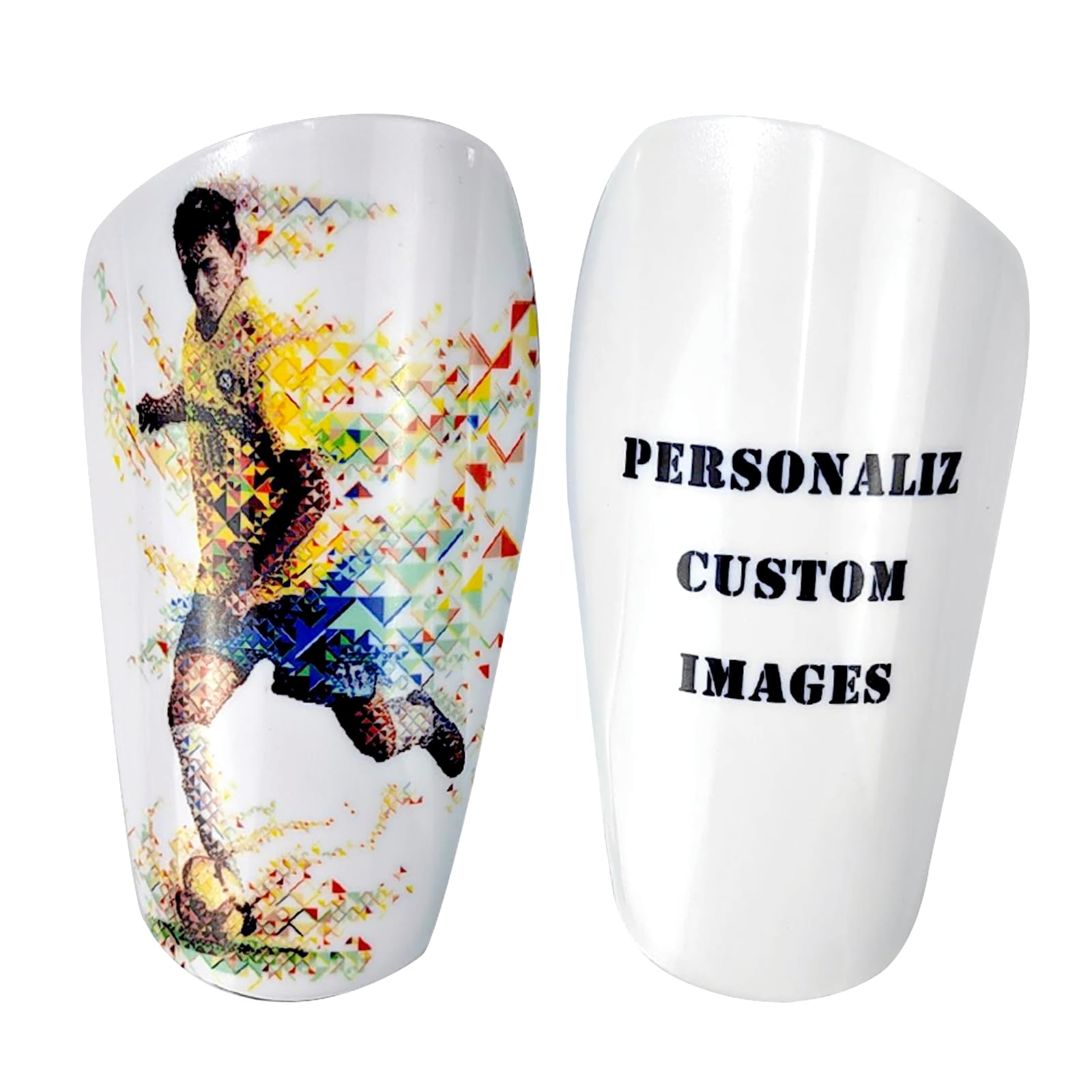 Kids' Personalized Shin Guards - Lightweight and Durable with Custom Photo OptionsS