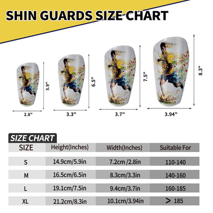 Kids' Personalized Shin Guards - Lightweight and Durable with Custom Photo OptionsS