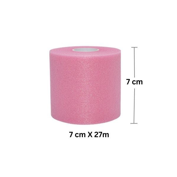 Light Pink Non-Slip Soccer Pre-Wrap - Secure Fit for Optimal Performance - 4 RollsLight Pink