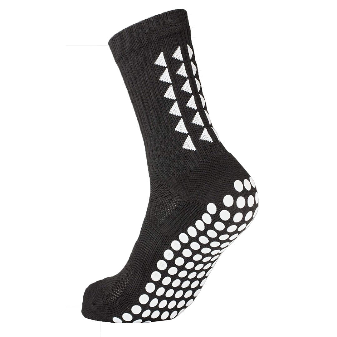 Midnight Black Grip Socks for Kids: Unleash Power and Security in Every StrideBig Kid